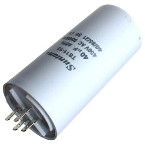 Пусковой конденсатор 40мкф 450В 5% вывода нож, болт Suntan TS1113Q0406JSB000R