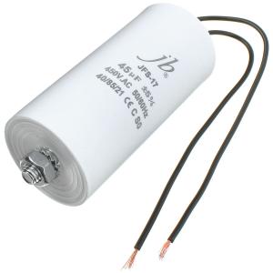 Пусковой конденсатор 45мкф 450В 5%, JB JFS17A6456J000000B, вывода провод, винт