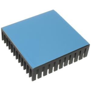 Радиатор 40*40*11мм 8217-8 с термолентой черный