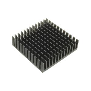 Радиатор ребристый 40*40*11мм 8217-8 с термолентой черный