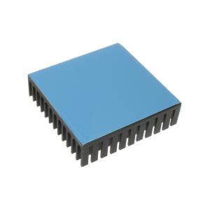 Радиатор ребристый 40*40*11мм 8217-8 с термолентой черный