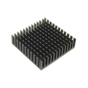 Радиатор ребристый 40*40*11мм 8217-8 с термолентой черный