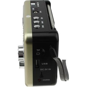 Радио 522URT WAXIBA USB/microSD фонарик, gold