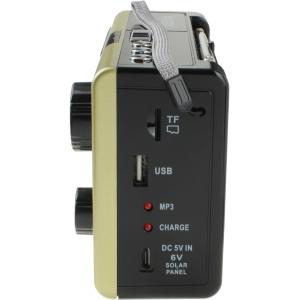 Радио 752URT USB Waxiba аккумулятор, фонарик, gold