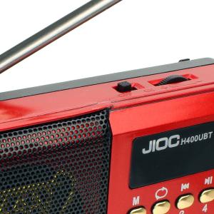 Радио H011UBT JIOC USB/microSD аккумулятор 18650, трещина корпуса
