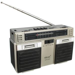Радио KBroad KTF-2209 USB/microSD, Bluetooth, acc 18650, солнечная батарея