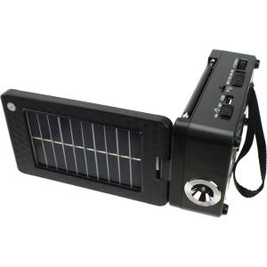 Радио M-62BT-S Meier USB/microSD, Bluetooth, фонарик, на аккумуляторе, солнечная батарея