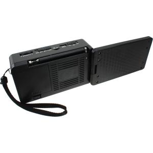 Радио M-62BT-S Meier USB/microSD, Bluetooth, фонарик, на аккумуляторе, солнечная батарея