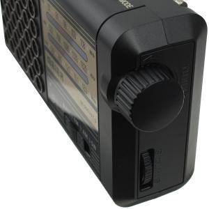 Радио M-9002BT-S Meier USB/microSD, Bluetooth, фонарик, на аккумуляторе, солнечная батарея