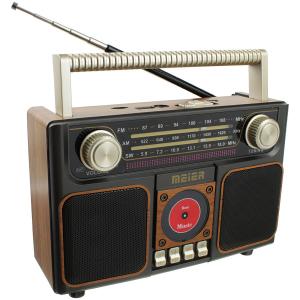 Радио MD-1306BT Meier USB/microSD, Bluetooth, на аккумуляторе