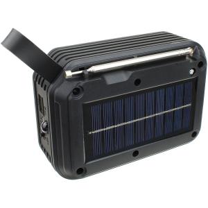Радио NS-666S NNS USB/microSD, Bluetooth, фонарик, на аккумуляторе, солнечная батарея