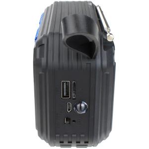 Радио NS-666S NNS USB/microSD, Bluetooth, фонарик, на аккумуляторе, солнечная батарея