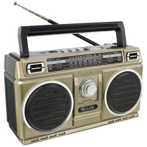 Радио RX-750D Golone, microSD/USB, acc, gold