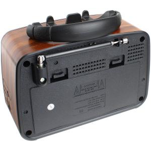 Радио RX-BT033 Golone, microSD, USB, bluetooth, коричневый