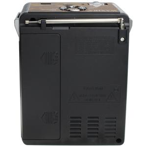 Радио XB-181BT USB/microSD/bluetooch Waxiba, фонарик, коричневое