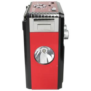 Радио XB-181BT USB/microSD/bluetooch Waxiba, фонарик, красное