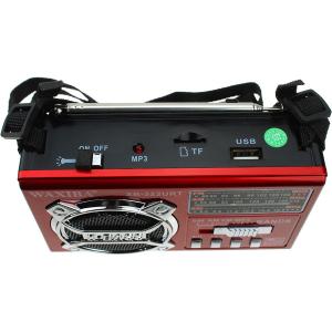 Радио XB-322URT USB/SD/microSD Waxiba аккумулятор батарейки фонарик, красное