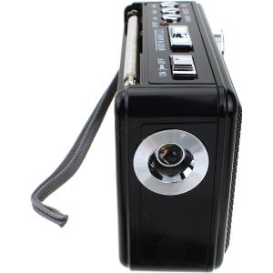 Радио XB-895REC Waxiba USB/SD/microSD фонарик, черное