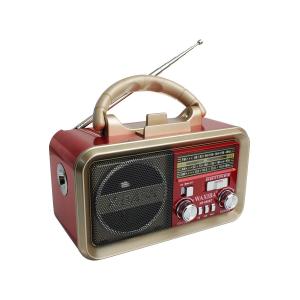 Радио XB-899BT Waxiba USB/microSD фонарик, красное