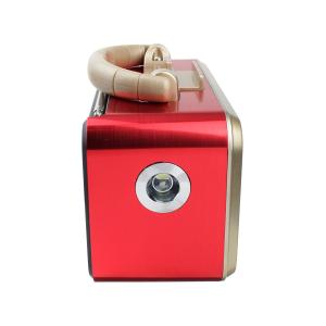 Радио XB-899BT Waxiba USB/microSD фонарик, красное