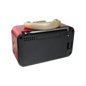 Радио XB-899BT Waxiba USB/microSD фонарик, красное