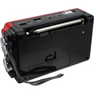 Радио XB-902BT USB/microSD/bluetooch Waxiba ACC, фонарик, красное