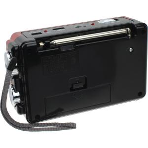 Радио XB-903URT USB/microSD Waxiba ACC, фонарик, красное