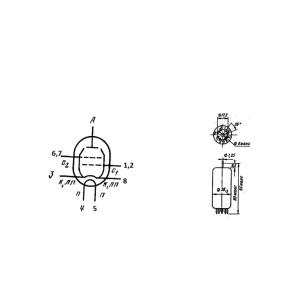Радиолампа 6П36С тетрод