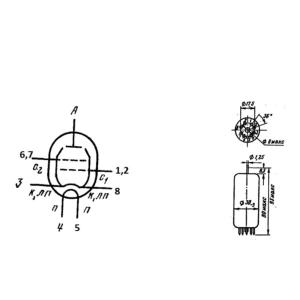 Радиолампа 6П36С тетрод