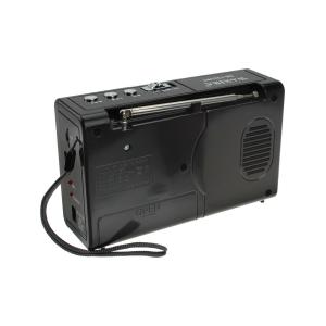 Радиоприемник 752URT USB Waxiba аккумулятор, фонарик, черное