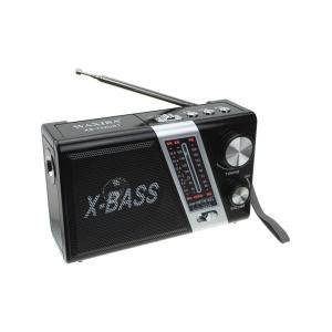 Радиоприемник 752URT USB Waxiba аккумулятор, фонарик, черное