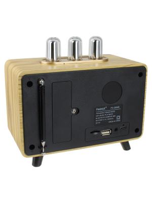 Радиоприемник FX-2605B Feexot, бежевый, ретро, имитация ламп