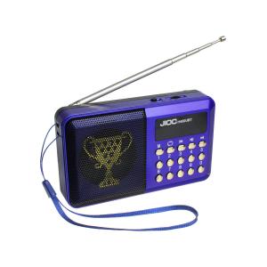 Радиоприемник H011UBT JIOC USB/microSD аккумулятор 18650 синее