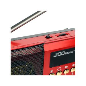 Радиоприемник H011UBT JIOC USB/microSD аккумулятор 18650, трещина корпуса