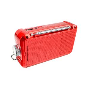 Радиоприемник KH-J03 USB/microSD аккумулятор 18650, bluetooth, красное