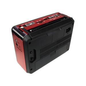 Радиоприемник M-35BT Meier USB/SD/microSD 220В/acc фонарь, часы 