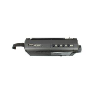 Радиоприемник M-9001BT-S Meier USB/microSD, Bluetooth, фонарик, на аккумуляторе, солнечная батарея