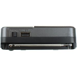 Радиоприемник MK-066U Cmik USB/microSD bluetooth аккумулятор 18650, серый