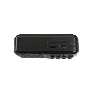 Радиоприемник MK-140 Cmik USB/microSD аккумулятор 18650, черный