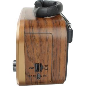 Радиоприемник NNS NS-7773BT USB/microSD, bluetooth, коричневый