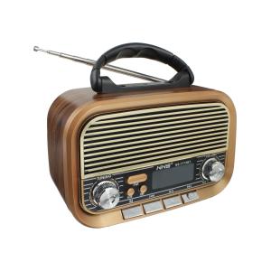 Радиоприемник NNS NS-7773BT USB/microSD, bluetooth, коричневый