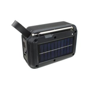 Радиоприемник NS-666S NNS USB/microSD, Bluetooth, фонарик, на аккумуляторе, солнечная батарея