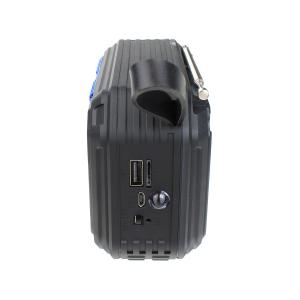 Радиоприемник NS-666S NNS USB/microSD, Bluetooth, фонарик, на аккумуляторе, солнечная батарея