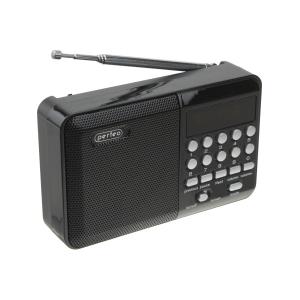 Радиоприемник Palm Perfeo USB/microSD аккумулятор, черный