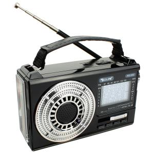 Радиоприемник RX-355 Golon, microSD, bluetooth, acc, COB боковой фонарь, black