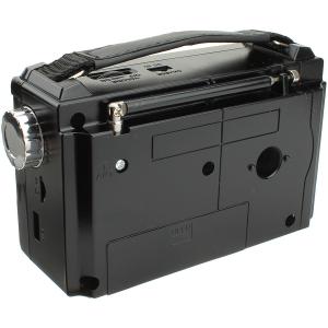 Радиоприемник RX-355 Golon, microSD, bluetooth, acc, COB боковой фонарь, black