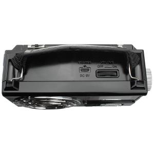 Радиоприемник RX-355 Golon, microSD, bluetooth, acc, COB боковой фонарь, black