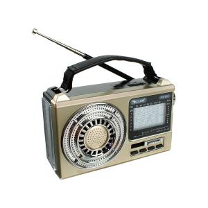 Радиоприемник RX-355 Golon, microSD, bluetooth, acc, COB боковой фонарь, silver