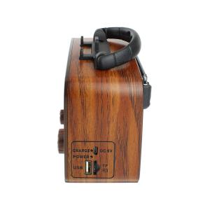 Радиоприемник RX-BT033 Golone, microSD, USB, bluetooth, коричневый