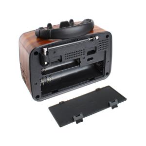 Радиоприемник RX-BT033 Golone, microSD, USB, bluetooth, коричневый